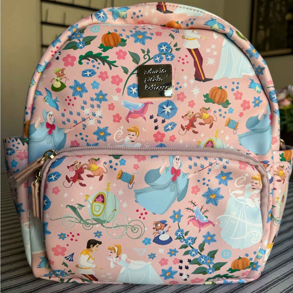 Pink Kids Backpack with Fairy Tale Design